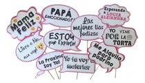 Comprar Set Cartelitos X8 Personalizados Para Foto - Baby Shower