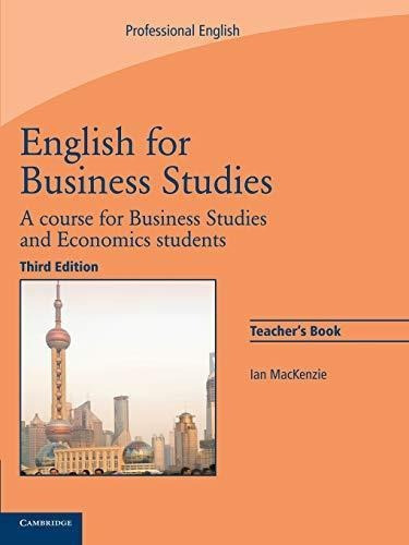 English For Business Studies 3 Ed.- Tb