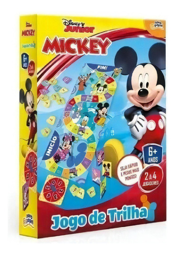 Brinquedo Jogo De Trilha Disney Júnior Mickey Toyster 8018