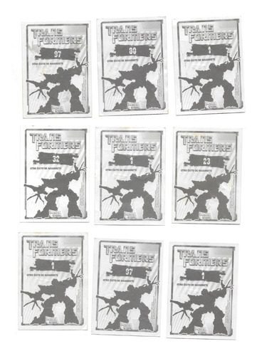 Lote Cromos Transformers , La Pelicula 2007