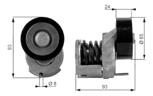 Tensor Correa Alternador Audi A1 8x A3 8p 1.2 Tfsi 1.4 Tfsi 