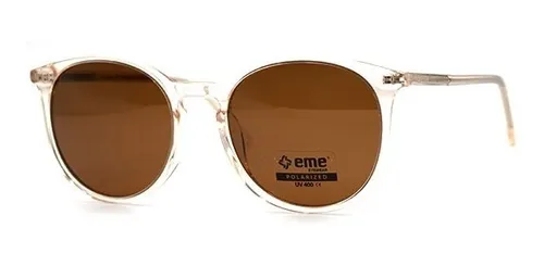 Lentes De Sol Eme - 7624 Varilla Marron C2 Diseño Marrón