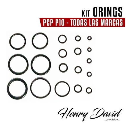 Kit Reparacion Orings Rifle P10 P-10 Pcp Sellos Juntas Full