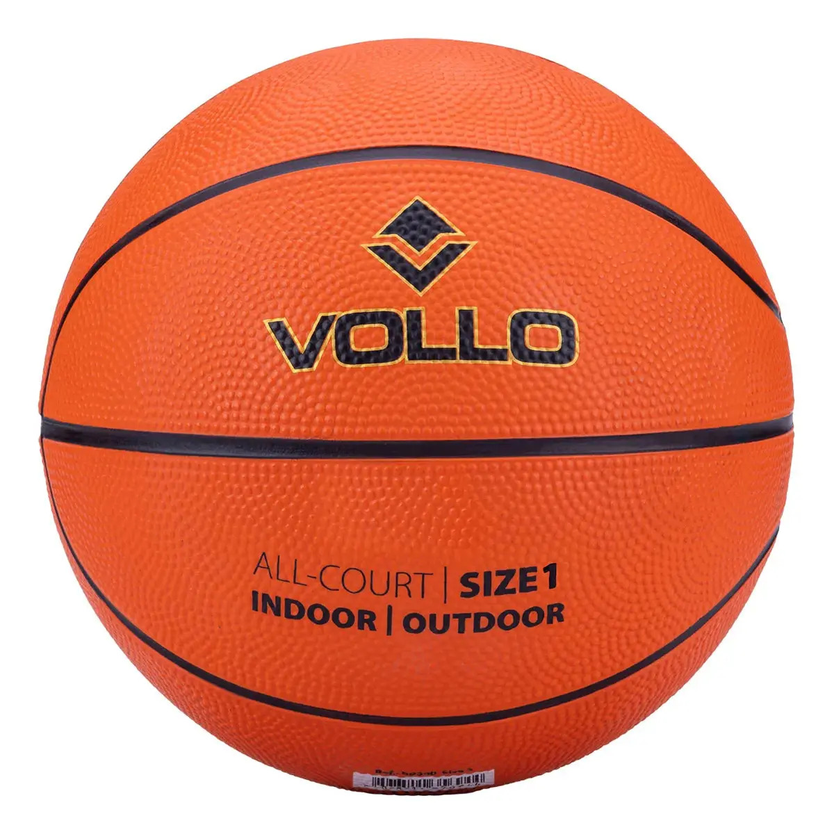 Bola De Basquete Vollo Tam 1 Infantil Cor Laranja Para Crianças