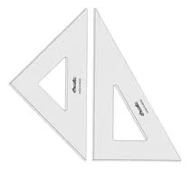 Comprar Kit Materiais Desenho Cu002Fregua Par De Esquadros Escalimetro E