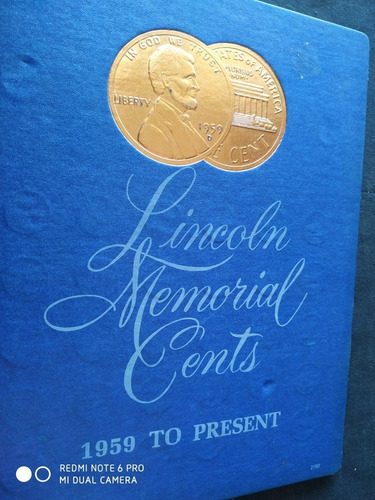 54 Monedas Lincoln Memorial Cents 1959 Cents 