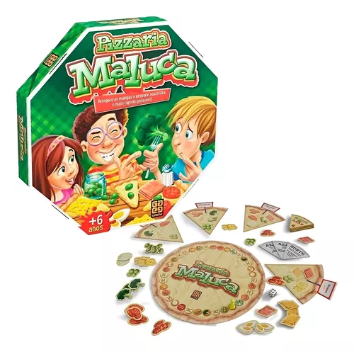 Jogo De Mesa Pizzaria Maluca Grow