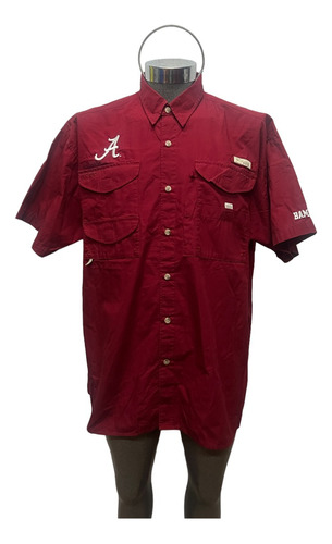 Camisa Columbia Original Nfl Americano Lsu Alabama Crimson