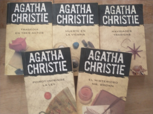 Agatha Christie - Lote De 5