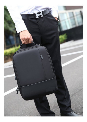 Mochila Executiva Masculina Vira Pasta Maleta Pasta Executiva Grande Para Notebook Viagem Multifuncional Maleta Estilo Pasta Executiva Mochila Bolsa Para Computador Multifuncional Macbook Notebook