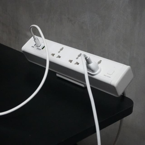 Power Clamp Zapatilla 3 Enchufes Usb-c 65w Inpro