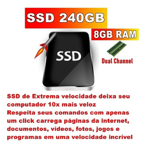 Imagem 6 de 6 de Cpu Gamer Free Fire Windows 10 Office 2020