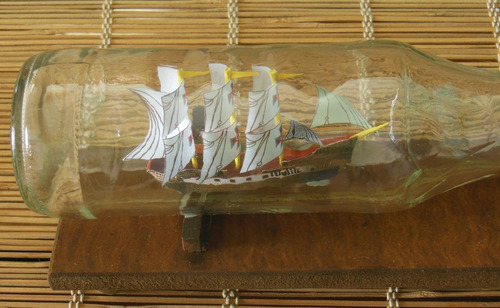 Barco En Una Botella, Modelismo Náuticos Deco Oficina Hogar