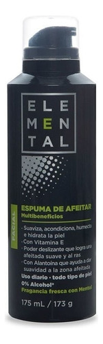 Espuma Afeitar Elemental Mentol X 173g