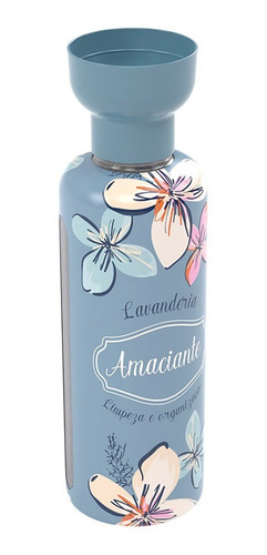 Imagem 1 de 6 de Porta Amaciante C/ Dosador Tampa Lavanderia 970ml Florido