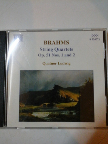 Cd 0123 - Brahms - String Quartets Op. 51 Nos. 1 And 2 