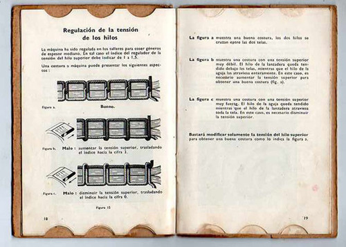 Manual Maquina De Coser Etna (ver Descripcion) 2º Parte Manu