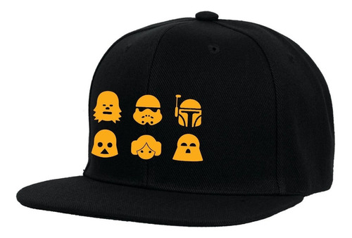  Gorra Plana Snapback - Star War - Personajes - Serie - Tv