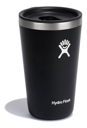 Vaso Térmico Con Tapa | Hydro Flask | Tumbler 16oz | Negro