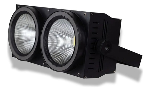 2x Refletor Mini Brut Led 200w Branco Led Rgb Strobo Dmx512