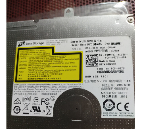 Unidad De Dvd Dell Inspiron 15 5567