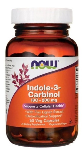 Indole-3-carbinol (i3c) 200 Mg - 60 Cápsulas Now Inmune