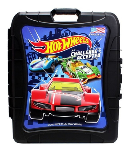 Hot Wheels Maleta 100 Carros Caja Almacenar No Incl Carros