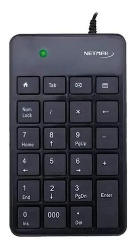 Teclado Numerico Usb Netmak Nm-kb250 Notebook Pc Multimedia