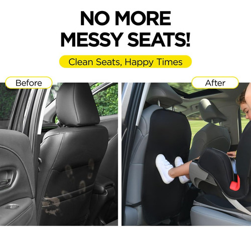 Protectores De Respaldo De Asiento De Automóvil Paquete De 2 Color