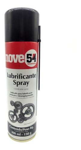 Desengripante Lubrificante Spray Nove54 300ml 150g