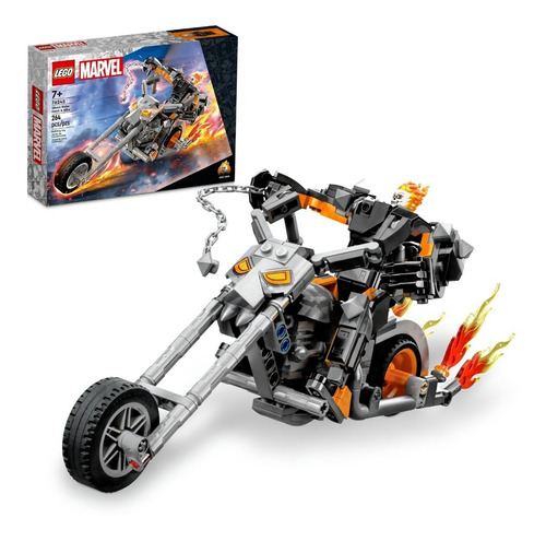Kit Lego Marvel Meca Y Moto De Ghost Rider 76245 264 Piezas