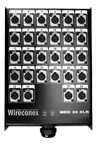 Medusa 28 Vias 1 Saída Com Conectores Wireconex