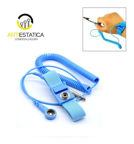 Pulsera Antiestatica Esd  1 Mega Ohm  1,5mts