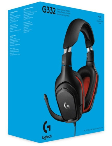 Imagen 4 de 6 de Auricular Logitech G332 Pc Ps4 Xbox One Microfono Cable 2mt