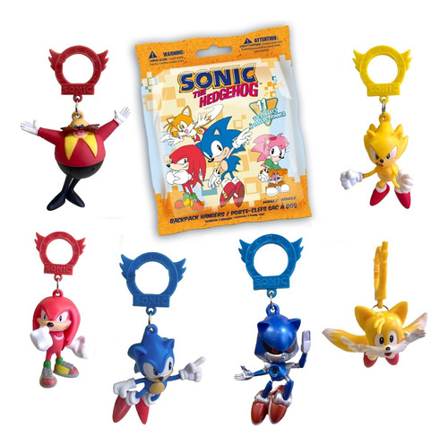 Chaveiro Surpresa Sonic The Hedgehog Unitário S2 Just Toys