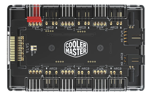 Hub Cooler Master Argb Y Pwm De 1 A 6 Puertos