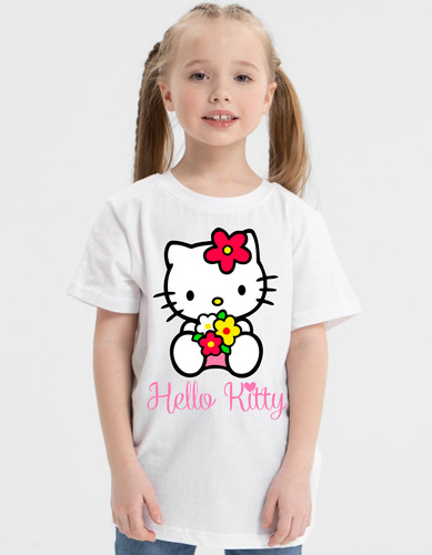 Remera Niña, Hello Kitty, Varios Diseños.