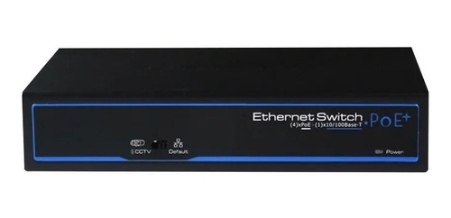 Imagen 3 de 4 de Switch Poe Saxxon Mod. Utp3-sw04-tp60, 4 Ptos, 2 Uplink