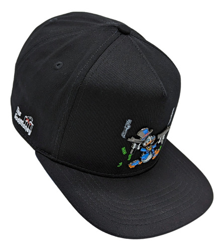 Gorra Cash Only Mc Pato Plata O Plomo Snapback Negra 2023 64