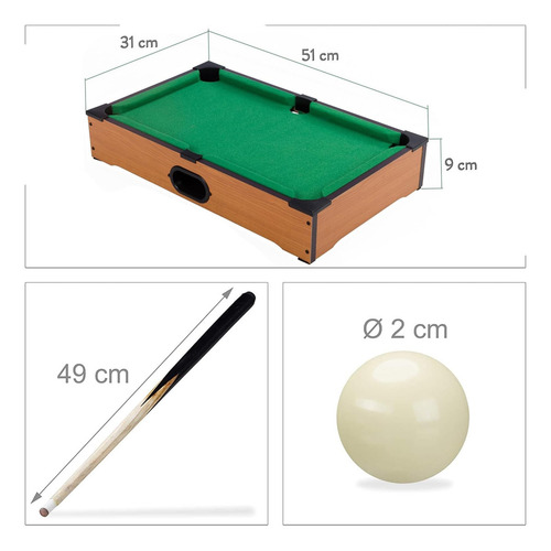 20 Pulgadas Mini Mesa De Billar, Mini Mesa De Cillar En