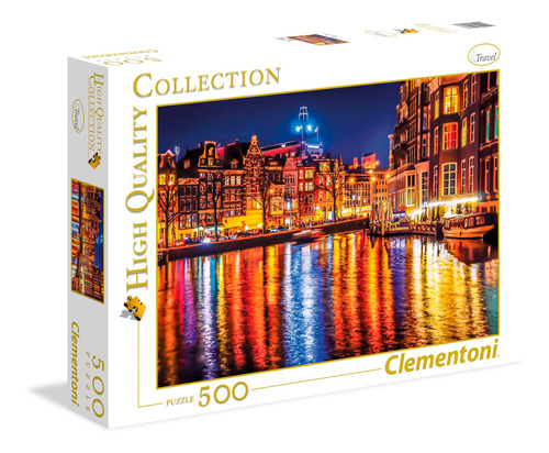 Puzzle Clementoni 500 Pzas Amsterdam
