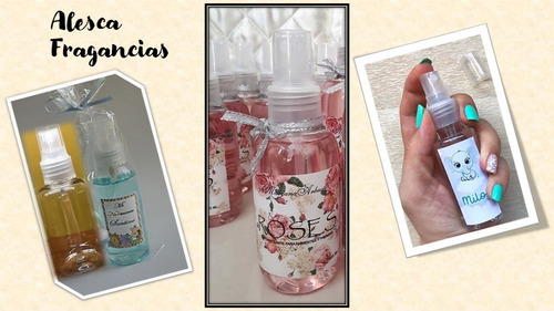 Souvenirs Perfume Textil 60cc Personalizado X30