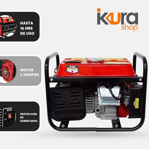 Generador De Gasolina 2hp 1600w Adir 490