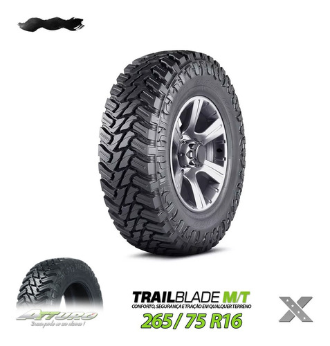 Pneu Atturo Mt 265/75 R16 Ranger S10 Ram Frontier L200 F250