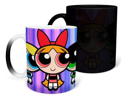 Taza / Tazon Magico Las Chicas Superpoderosas Cartoon Networ