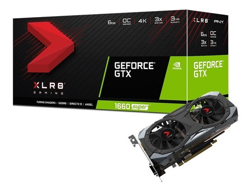 Tarjeta De Video Pny Geforce Gtx 1660 Super 6gb Ddr6 Xlr8