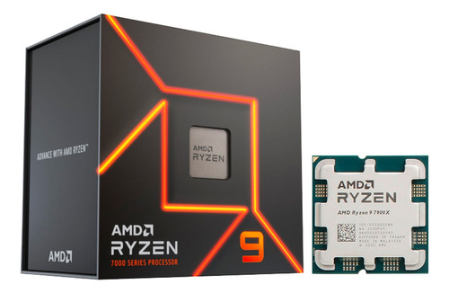 Procesador Amd Ryzen 9 7900x Cpu Am5 Con Gráfica Integrada