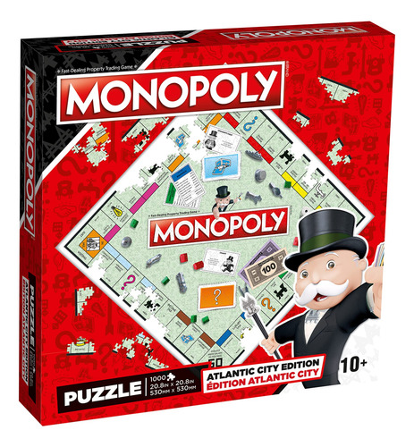 Quebra-cabeça Top Trumps Monopoly Classic 1000 Peças