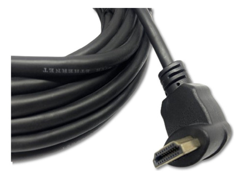 Cabo Hdmi 2.0, 4k, Pontas 90° Sem Filtro, 5mts 101.1.113