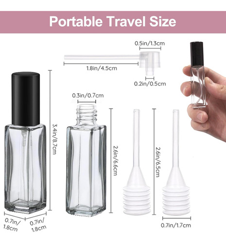 Botella De Spray Recargable Para Viaje De Perfume